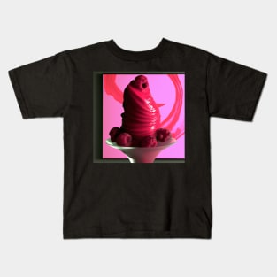 Glass of Raspberry Sorbet Kids T-Shirt